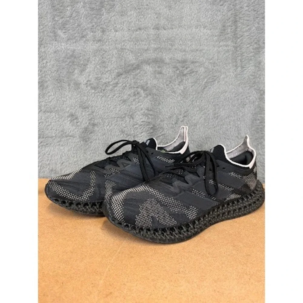 Adidas 4DFWD Pulse Womens Running Shoes Black White 3D Printed Midsole Size 10.5
